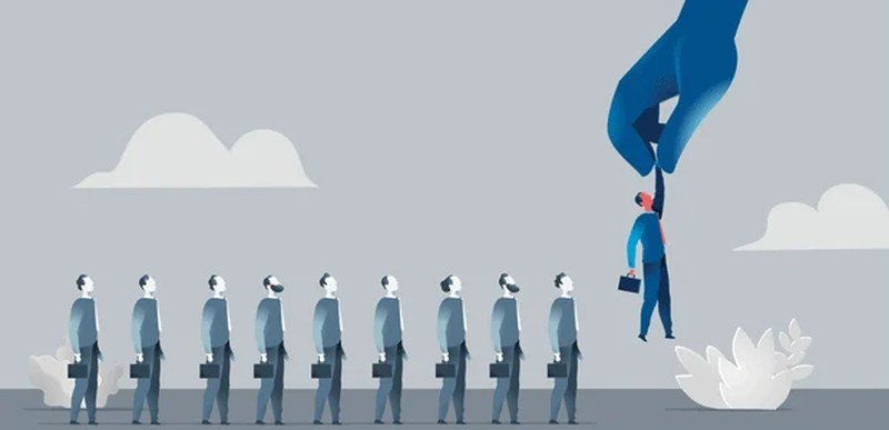 Business hiring and recruitment concept with professionals meeting
